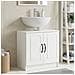 Armadio per Lavabo da Bagno UTRECHT Bianco Lucido - Foto miniatura 2