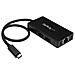 Hub USB 3.0 a 3 porte con USB-C e Ethernet Gigabit - Include Adattatore di Alimentazione - Foto miniatura 1
