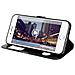 Custodia Per Apple Iphone 7 E 8 Funzione Stand Con Doppia Finestra - Nera - Foto miniatura 4