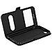 Custodia Per Apple Iphone 7 E 8 Funzione Stand Con Doppia Finestra - Nera - Foto miniatura 6