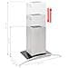 Cappa 50664 a Isola da 90 cm Aspirante Colore Acciaio Inox - Foto miniatura 4