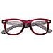 Occhiale Da Lettura Aste Righe Red +3.00 - Foto miniatura 1