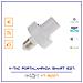 Smart Vt-5007 Portalampada Attacco E27 Wi-fi Controllabile Tramite App - Foto miniatura 1