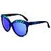 0092-ZEF-022 Occhiali da Sole, Multicolore (Azul / Nero), 58.0 Donna - Foto miniatura 2