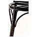 Sgabello Bar Tondo Beam Industriale Con Poggiapiedi I Sgabello Bancone In Legno E Metallo I Sgabello Cucina Altezza Regolabile ca. 70-90 CM Bronzo - Foto miniatura 5