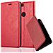 Cadorabo Custodia Compatibile Con Oneplus 5t In Rosso Mela - Coperchio Protettiva Con Chiusura Magnetica, Funzione Stand E Tasca Per Le Carte - Foto miniatura 1