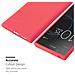 Custodia Compatibile Con Sony Xperia L1 In Frost Rosso - Coperchio Protettivo In Silicone Tpu Flessibile - Foto miniatura 6