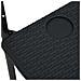 Tavolo Da Balcone Pensile Nero 60x64x83,5cm Plastica Rattan - Foto miniatura 12