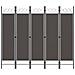 Paravento A 5 Pannelli Antracite 200x180 Cm - Foto miniatura 1