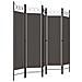 Paravento A 5 Pannelli Antracite 200x180 Cm - Foto miniatura 3
