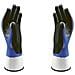 Nitrile Showa 377, Rivestimento In Schiuma Di, Nitrili, Usi Generici, Blu Con Palmo Nero, 8 / L - Foto miniatura 1