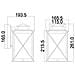 Lanterna Da Parete Per Esterno Piccola 1 Luce Zinco Ip44, E27 - Foto miniatura 2