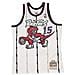 Mitchell Ness Vince Carter 15 Replica Swingman Jersey Nba Toronto Raptors Bianco Hwc Basketball Maglia - Foto miniatura 1
