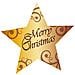 Weihnachts-sticker ""christmas Stars"", Auf Rolle Sticker Mit Goldruck, Format: 47 X 47 Mm (cs112)  - Foto miniatura 3