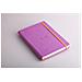 NOTEBOOK RIMBORDATO RIGIDO FROMATO A5 192 PAGINE CARTA AVORIO 90 GR ARIGHE- CON ELASTICO - Foto miniatura 2