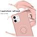 Custodia Compatibile Con Apple Iphone 11 In Liquid Rosa - Coperchio Protettivo In Silicone Tpu Flessibile Con Anello - Foto miniatura 3