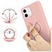 Custodia Compatibile Con Apple Iphone 11 In Liquid Rosa - Coperchio Protettivo In Silicone Tpu Flessibile Con Anello - Foto miniatura 6