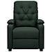 Poltrona Massaggiante Elettrica Verde Scuro in Tessuto - Foto miniatura 3