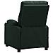 Poltrona Massaggiante Elettrica Verde Scuro in Tessuto - Foto miniatura 5