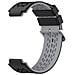 Cinturino Per Orologio Garmin Forerunner 220/230/235/630/620/735xt, Approach S20/s5/s6 Black - Foto miniatura 6