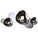 Applique Contemporanea Jack-stone Acciaio Colore Nichel Led 13w - Foto miniatura 1