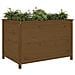 Fioriera Rialzata Giardino Miele 119,5x82,5x78cm Massello Pino - Foto miniatura 3