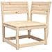 Divano Angolare Da Giardino 73x73x78 Cm Legno Massello Di Pino - Foto miniatura 2