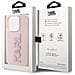 Cover Per Iphone 15 Pro Max 3d Rubber Karl Glitter, Rosa - Foto miniatura 3