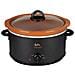 SLOW COOKER 3.5L OVAL CERAMIC TERACOTTA 180W OVAL CERAMIC BOWL JEOL2135 - Foto miniatura 1