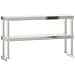 Tavolo Lavoro Cucina con Ripiano 110x55x150 cm Acciaio Inox - Foto miniatura 4