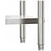 Tavolo Lavoro Cucina con Ripiano 110x55x150 cm Acciaio Inox - Foto miniatura 5