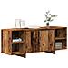 Mobile Porta Tv Legno Antico 130x35x50 Cm In Legno Multistrato - Foto miniatura 1