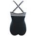 Costume Da Bagno A Vita Alta A Quadri Da Donna Taglia Xl - Foto miniatura 2