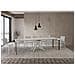 Consolle allungabile 90x40/300 cm Krack Evolution bianco frassino telaio bianco - Foto miniatura 4