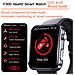 Smartwatch: Misura La Frequenza Cardiaca, La Pressione Sanguigna, L'ossigeno Nel Sangue E I Passi Black Silicone Strap - Foto miniatura 5