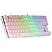 MK80W tastiera USB QWERTY Italiano Bianco - Foto miniatura 4