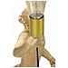 Lampada Da Tavolo Scimmia 4 - Oro - Poliresina - 26x34x55 Cm - Foto miniatura 5