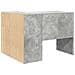 Scrivania Angolare Grigio Cemento 102x88x75 cm Legno ingegnerizzato - Foto miniatura 8