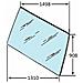 Cristallo Parabrezza Posteriore Adattabile Al Riferimento Originale Fiat/ford 51780304 E New Holland 82016997 - Foto miniatura 2