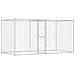 Gabbia per cani Argento 400 x 200 x 256 cm Acciaio zincato - Foto miniatura 1