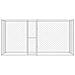 Gabbia per cani Argento 400 x 200 x 256 cm Acciaio zincato - Foto miniatura 3
