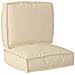 Set di Cuscini per Pallet 2 pcs Beige 50 x 50 x 12 cm - Foto miniatura 1