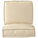 Set di Cuscini per Pallet 2 pcs Beige 50 x 50 x 12 cm - Foto miniatura 4
