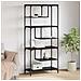 Libreria Rovere nero 81 x 36 x 176 cm Legno multistrato - Foto miniatura 2