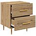 Armadio da Notte 2 pcs Rovere artigianale 40 x 35 x 47,5 cm - Foto miniatura 5