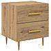 Armadio da Notte 2 pcs Rovere artigianale 40 x 35 x 47,5 cm - Foto miniatura 6
