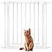 Bettacare Cancelletto Elegance In Legno, Bianco, 79cm - 87cm, Cancelletto Di Sicurezza A Pressione, Passaggio Extra Largo Di 57cm - Foto miniatura 1