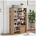 Mobile per scarpe 2 pcs Rovere artigianale Legno multistrato - Foto miniatura 4