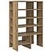 Mobile per scarpe 2 pcs Rovere artigianale Legno multistrato - Foto miniatura 6