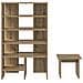 Mobile per scarpe 2 pcs Rovere artigianale Legno multistrato - Foto miniatura 8